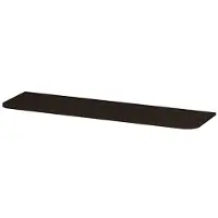 Ink Concept R Topplaat Fineer Tbv Afgeronde Onderkast - 160x45cm - Fineer Dark - Badkamermeubels, Wastafelbladen - 8718835408404