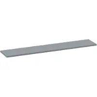 Brauer Ocean Medium Topblad 240,2x46cm - MDF - Mat Grijs - Badkamermeubels, Wastafelbladen - 8720724561817