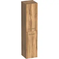 Brauer Trust Hoge Kast 160x35x35cm MFC Voor Opbouwgreep - Honey - Badkamermeubels, Kolom- En Zijkasten, Hoge Kasten - 8720724555328