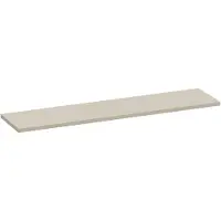 Brauer Ocean Medium Topblad 198,6x46cm - MDF - Mat Beige - Badkamermeubels, Wastafelbladen - 8720724560988