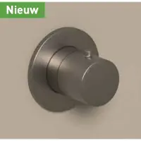 Ivy Aia Bond Afbouwdeel 2-weg Stop-omstel Symmetry - Mat Zwart PED - Kranen, Badkranen, Inbouw Badkranen - 8718835410537