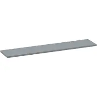Brauer Ocean Medium Topblad 220,4x46cm - MDF - Mat Grijs - Badkamermeubels, Wastafelbladen - 8720724561800