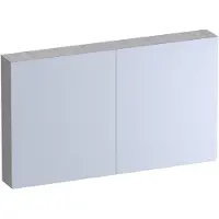 Brauer Impress Deluxe Spiegelkast 119x70cm MFC 2 Deuren Met Indirecte LED Verlichting Binnen/onder - Forest Seashell - Spiegels, Spiegelkasten - 8720724558428