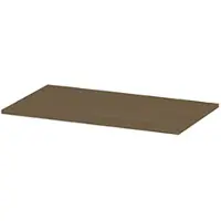Ink Topdeck 45 Topblad T.b.v. Onderkast - 80x45x1,6cm - MFC - Olijf Eiken - Badkamermeubels, Wastafelbladen - 8718835393182