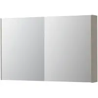 Ink Concept R SPK2 Spiegelkast 2 Deuren - 120x74cm - Mat Creme Cotton - Spiegels, Spiegelkasten - 8718835663155