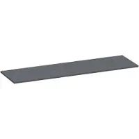 Brauer Ocean Slim Topblad 160,6x46cm - MFC - Timber Grey - Badkamermeubels, Wastafelbladen - 8720724560209