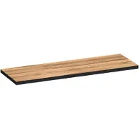 Brauer Ocean Edge Topblad 139,4x46cm - MFC - Honey - Badkamermeubels, Wastafelbladen - 8720724562227