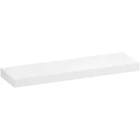 Brauer Creek Topblad Vrijhangend 160,6x50cm - MDF - Hoogglans Wit - Badkamermeubels, Wastafelbladen - 8720724562326