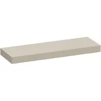 Brauer Creek Topblad Vrijhangend 139,4x50cm - MDF - Mat Beige - Badkamermeubels, Wastafelbladen - 8720724562494
