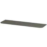 Ink Concept R Topplaat Gelakt Tbv Afgeronde Onderkast - 160x45cm - Mat Beton Groen - Badkamermeubels, Wastafelbladen - 8718835408176