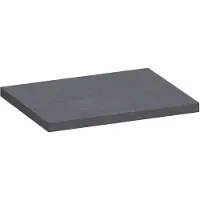 Brauer Ocean Medium Topblad 59,6x46cm - MFC - Timber Grey - Badkamermeubels, Wastafelbladen - 8720724561190