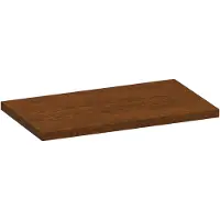 Brauer Ocean Medium Topblad 80,6x46cm - Massief Eiken - Lamellen Eiken Bruin - Badkamermeubels, Wastafelbladen - 8720724561923