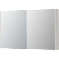 Ink Concept R SPK2 Spiegelkast 2 Deuren - 120x74cm - Mat Wit - Spiegels, Spiegelkasten - 8718835663124