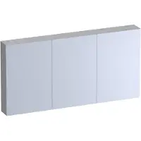 Brauer Impress Spiegelkast 139x70cm MFC 3 Deuren - Forest Seashell - Spiegels, Spiegelkasten - 8720724557834
