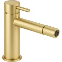 Ivy Aia Bond Bidetkraan - Geborsteld Mat Goud PVD - Messing - Kranen, Bidetkranen - 8718835404680