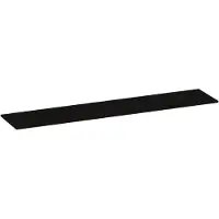Brauer Ocean Slim Topblad 220,4x46cm - MFC - Timber Black - Badkamermeubels, Wastafelbladen - 8720724560407