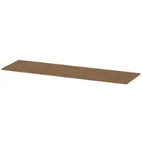 Ink Topdeck 45 Topblad T.b.v. Onderkast - 160x45x1,6cm - MFC - Blank Eiken - Badkamermeubels, Wastafelbladen - 8718835393311