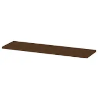 Ink Topdeck 45 Topblad T.b.v. Onderkast - 160x45x3,5cm - MFC - Warm Walnoot - Badkamermeubels, Wastafelbladen - 8718835393595