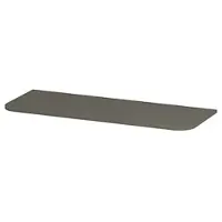 Ink Concept R Topplaat Gelakt Tbv Afgeronde Onderkast - 120x45cm - Mat Beton Groen - Badkamermeubels, Wastafelbladen - 8718835408091