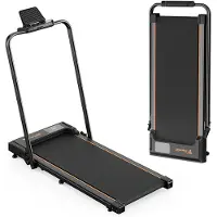 Formill - FT51 2-in-1 Loopband – Leuning - Fitness – Treadmill - Tot 10 km/u – Inklapbaar - Opvouwbaar -LCD Display - Geen Installatie Nodig – Thuisfitness Zonder Gedoe