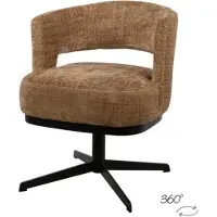 MySons Eetkamerstoel Bruce draaipoot 360 - Cremona Cinnamon