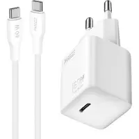 Phreeze 67w usb c oplader - snellader - met kabel 1 meter - usb C adapter - universeel - wit
