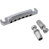 Fazley 10609 staartstuk voor gitaar chrome