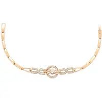 NAEMI Armband rose-goud / transparant
