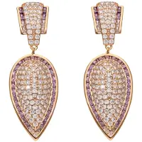Faina Oorbellen rose-goud