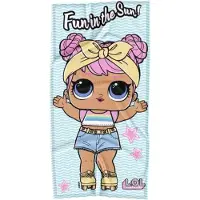 L.O.L. Surprise! L.O.L Surprise! Handdoek ' L.O.L. Surprise! ' sand / blauw / lichtblauw / rosa