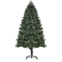 HOMCOM Kerstboom met realistische naalden Ø90 180 cm -