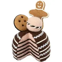 Intratuin Kerstfiguur Bolo Gemberkoek Mannetje Bruin 15,5 X 15,5 X 22 Cm