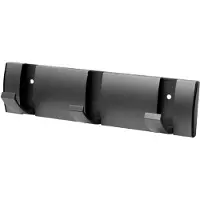 LONGZIMING -Wandplank – Kapstok – Met 3 opvouwbare metalen haken – Ruimtebesparend ontwerp – Stevig draagvermogen – Eenvoudige wandmontage – Geschikt voor hal en slaapkamer