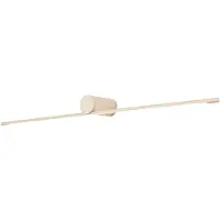 Lumidora Wandlamp 75443 - Voor binnen - LOCOROTONDO - Ingebouwd LED - 12.0 Watt - 600 Lumen - 2700 Kelvin - Beige - Zand - Metaal - Badkamerlamp
