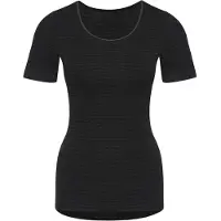 Conta Con-ta - dames thermo shirt met korte mouw - zwart gestreept - maat 44
