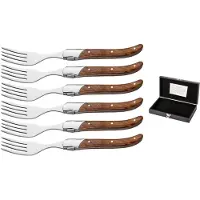 Blackwell Steakvorken Laguiole - Rozenhout - 6 Stuks
