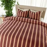 Kayori dekbedovertrek Dasshu burgundy - 100% katoensatijn - 140 x 220 cm