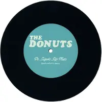 Dr. Suzuki 7" The Donuts V2 Slipmats blau - Slipmat voor platenspeler