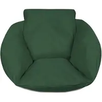 Ferocity - Schommelkussen - Polyrotan schommelhoes - Voor een hangende tuincocon - Standaardmaat - Polyester - Groen