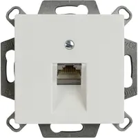 JUNG Inbouw Contactdoos 1-voudig AS500 CAT5 Wit