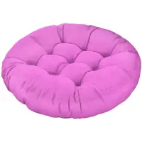Ferocity - Schommelkussen - Polyrotan schommelhoes - Voor een hangende tuincocon - Standaardmaat - Polyester - Roze