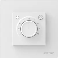 Grand Meyer Elektronische thermostaat MST-9 Wit, compatibel met twee maten (46×46 of 56×56 mm),