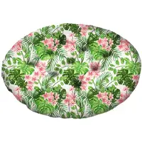 Ferocity - Schommelkussen - Polyrotan schommelhoes - Voor een hangende tuincocon - Standaardmaat - Polyester - Palm hel