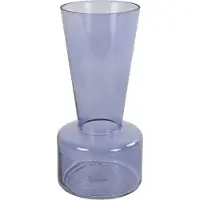 Countryfield Vaas Ellie glas L12B12H25CM blauw