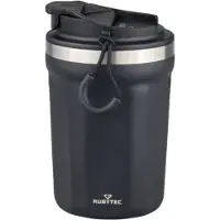 Rubytec Shira Mugshot - 200 ml - Thermosbeker - Koffiebeker To Go - Vacuüm Drinkfles - Thermosfles - Waterfles - RVS Drinkfles - Urenlang Koud of Warm Drinken - Lekvrij - BPA-vrij - Zwart
