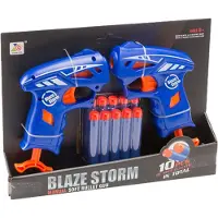 Blaze Storm Dartpistool- 2 stuks met zachte pijltjes