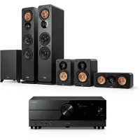 Teufel ULTIMA 40 Surround + Yamaha RX-A2A "5.1-Set" Home cinema Zwart