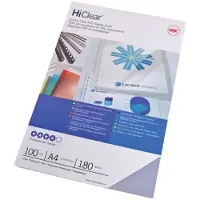 GBC IB7700 HiClear bindomslag 200 micron transparant A3 (100 stuks)