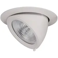ELP LED Banaanspot Ø175mm | 44W 4000K 4000Lm | 940 38° | Wit Gimbal Power Switch