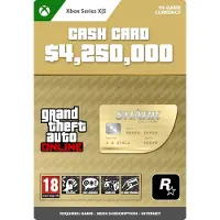 GTA Online: Whale Shark Cash Card $ 4.250.000 - Xbox Series X|S Download